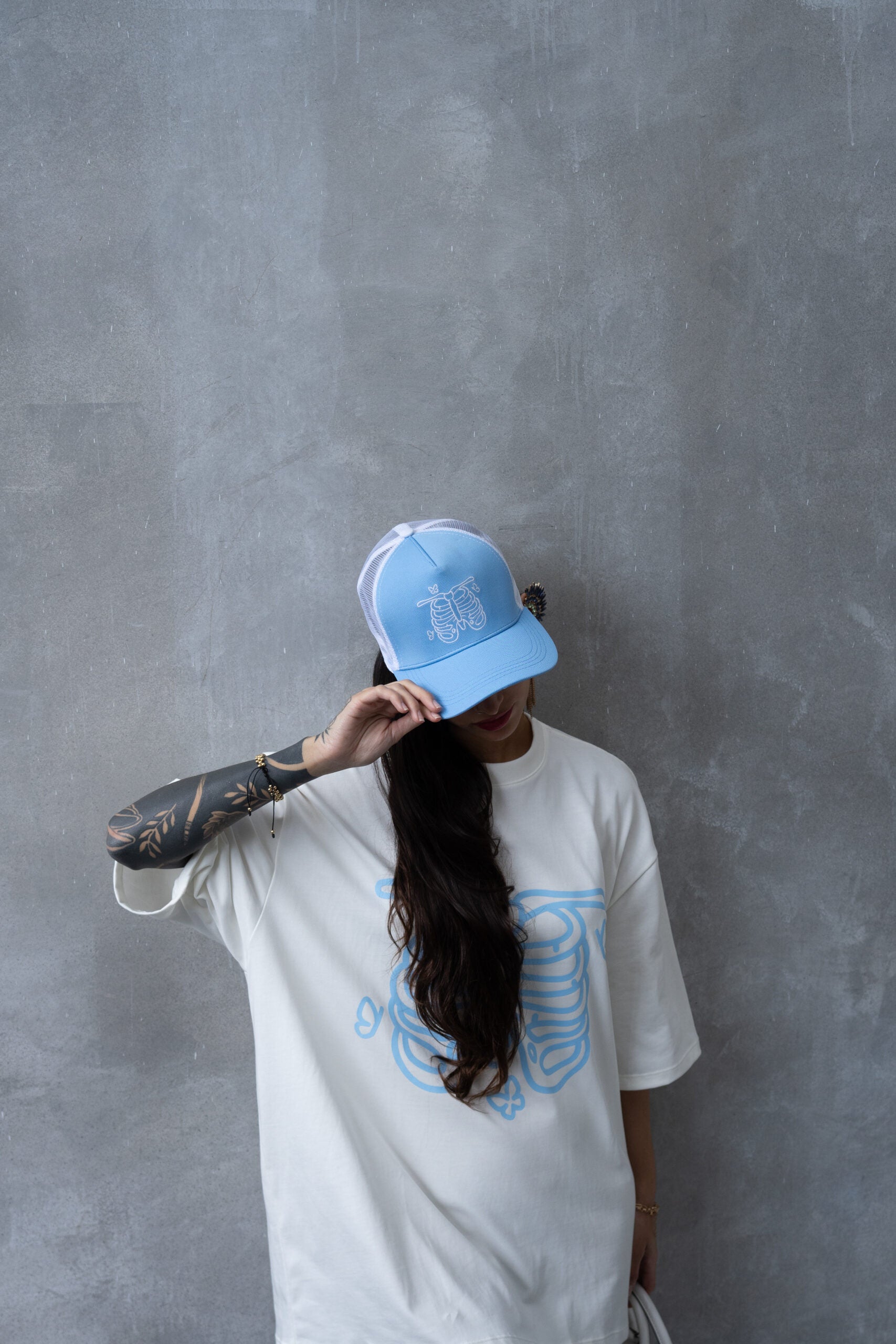 Mede skeleton cap