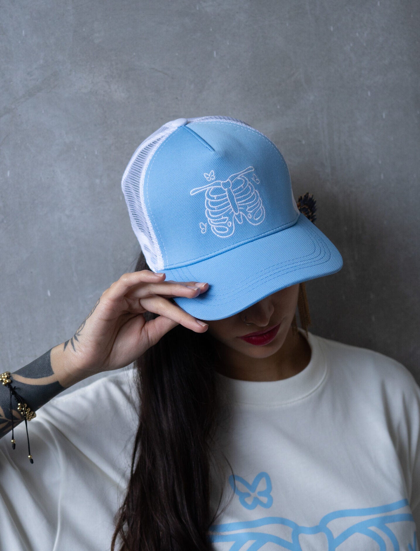 Mede skeleton cap