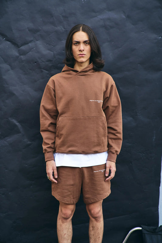 Sinners garments taupe shorts