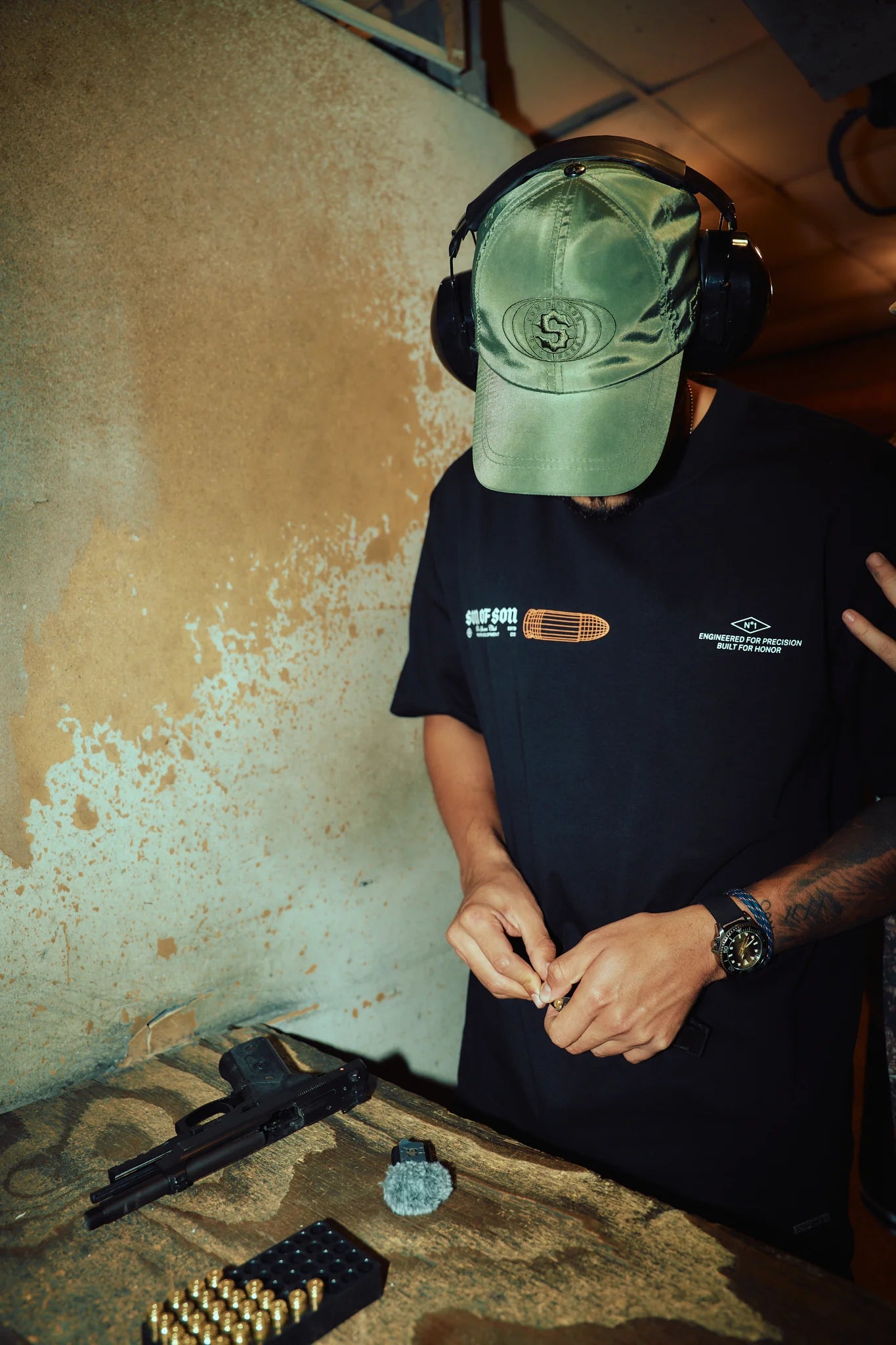 Son Of Son Precision Division – Black Tee OT-114