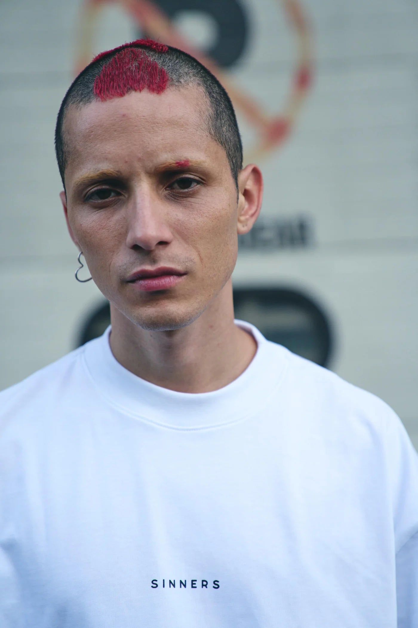 Sinners logo white t-shirt