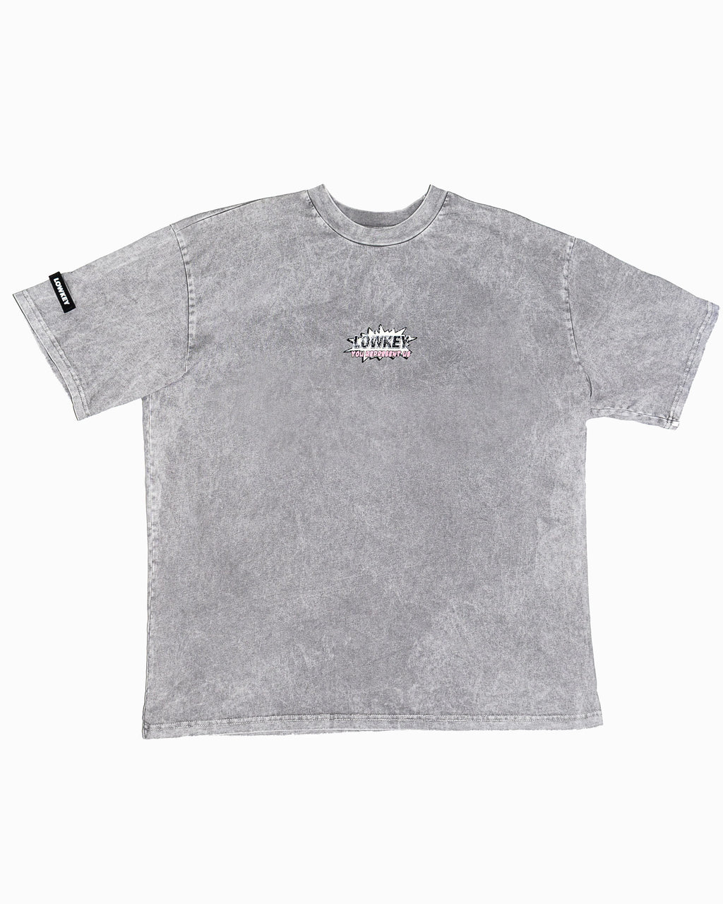 Lowkey camiseta gris wash - graphics 01