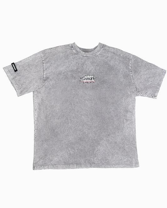 Lowkey camiseta gris wash - graphics 01