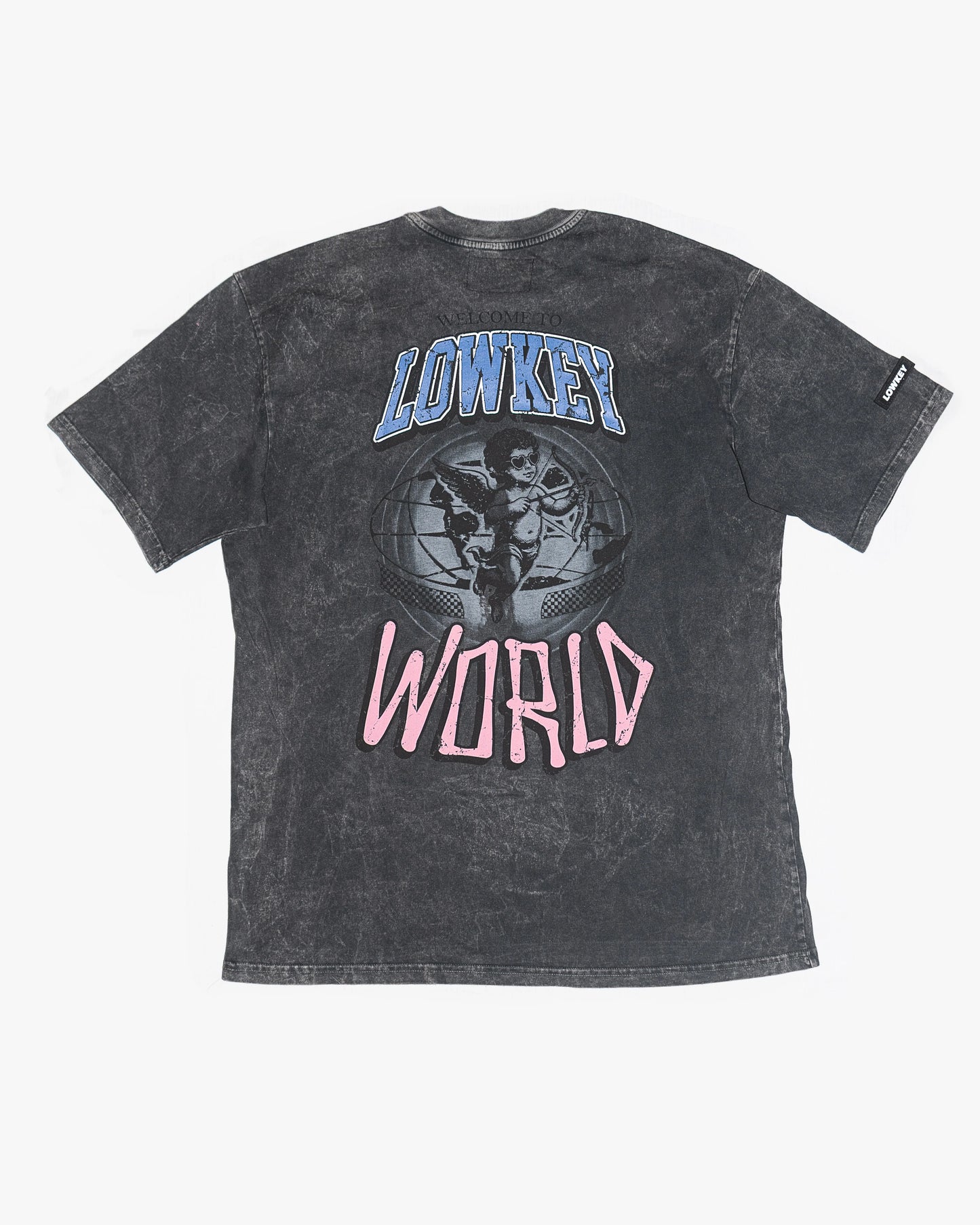 Lowkey camiseta negra wash - graphics 01