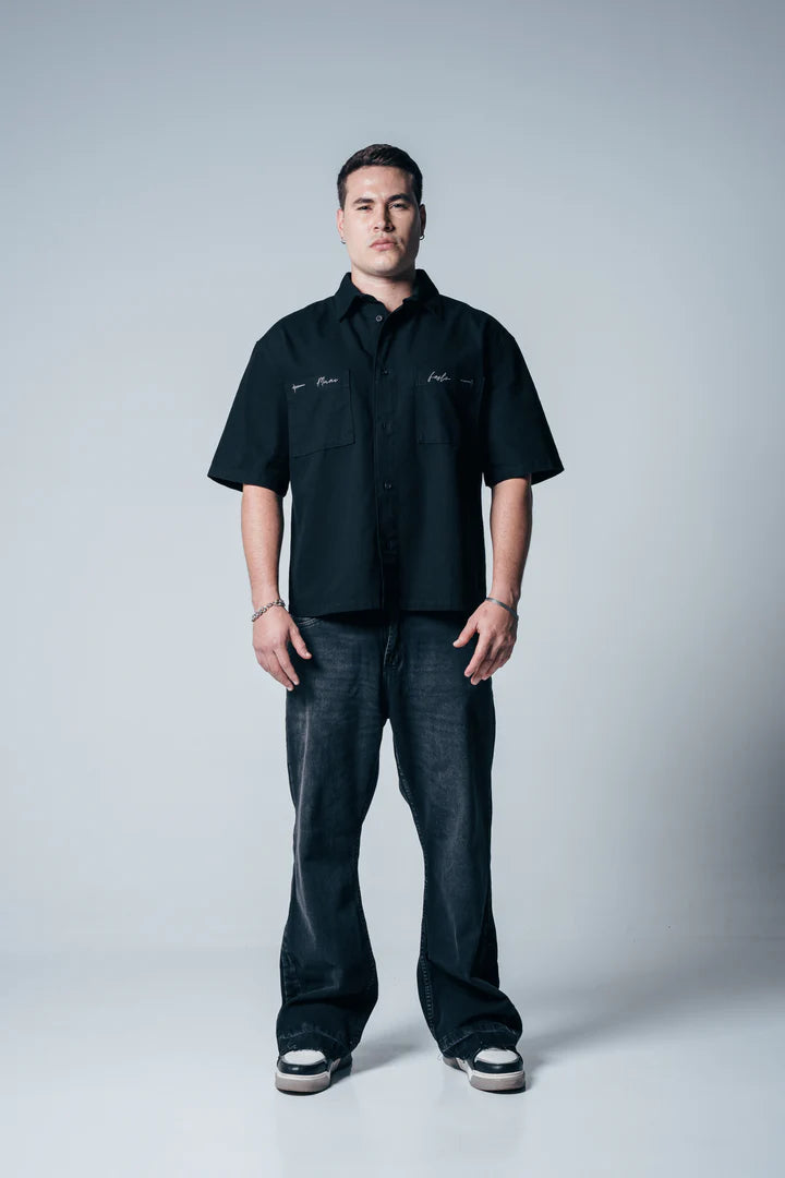 Manifesto Camisa botones mirror of sins negra