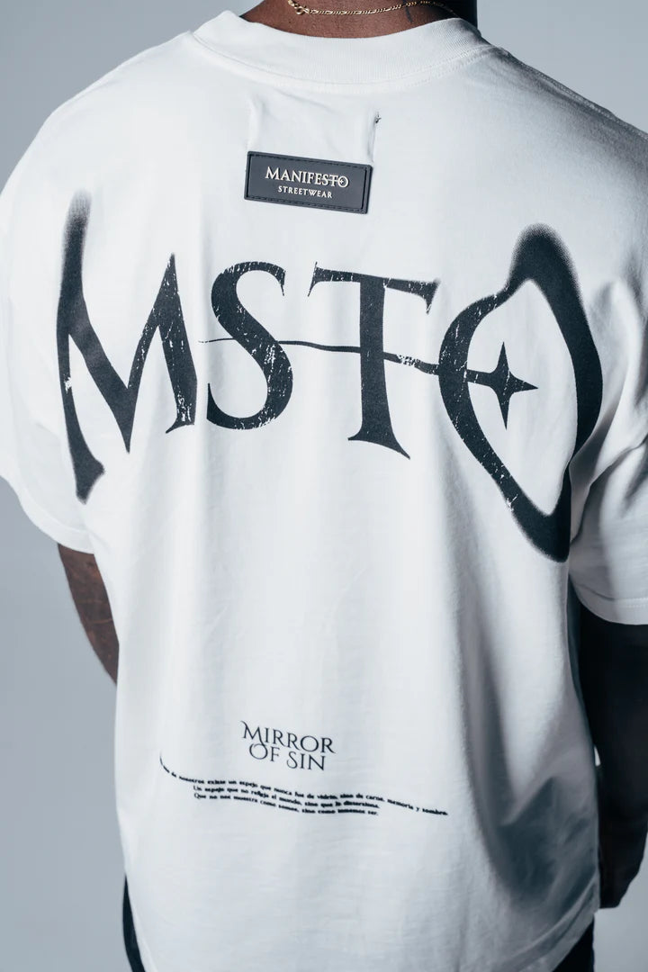 Manifesto Camiseta oversize básica mof cruda
