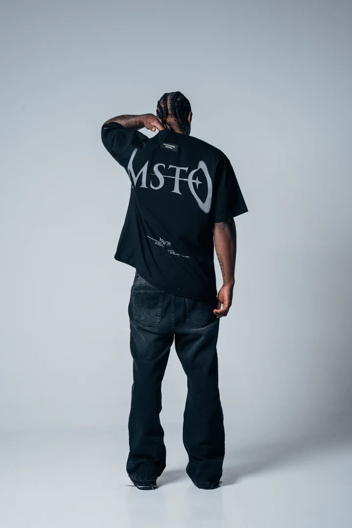 Manifesto Camiseta oversize básica mof negra