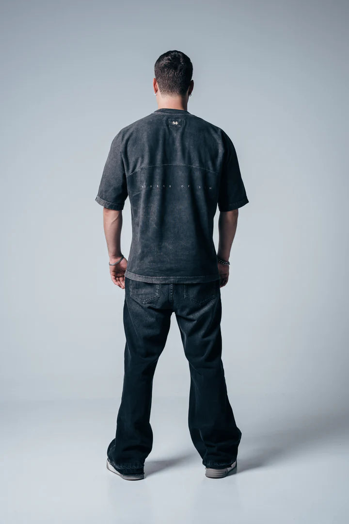 Manifesto Camiseta boxyoversize acid mirror of sins