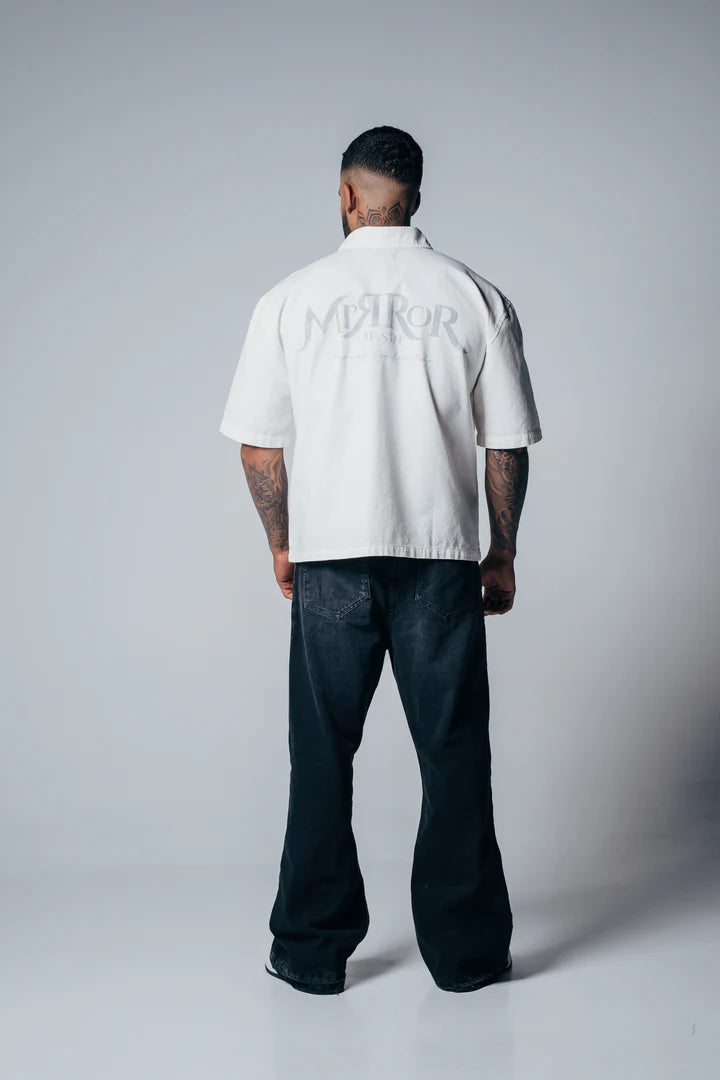 Manifesto Camisa botones mirror of sins cruda