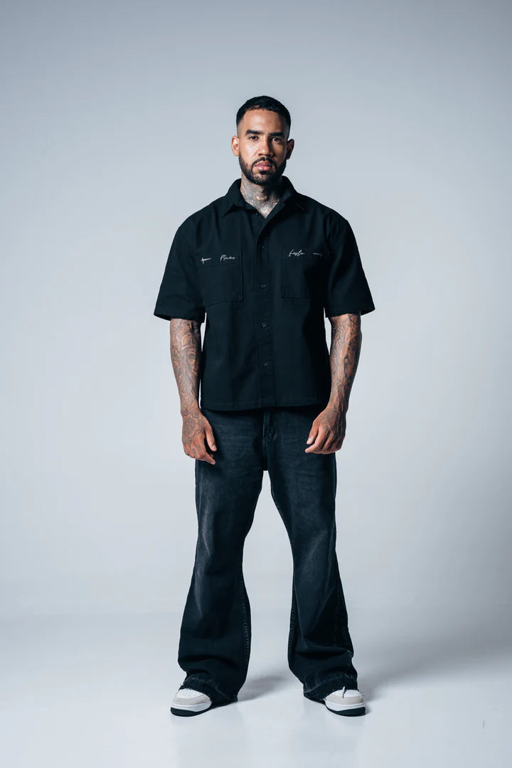 Manifesto Camisa botones mirror of sins negra