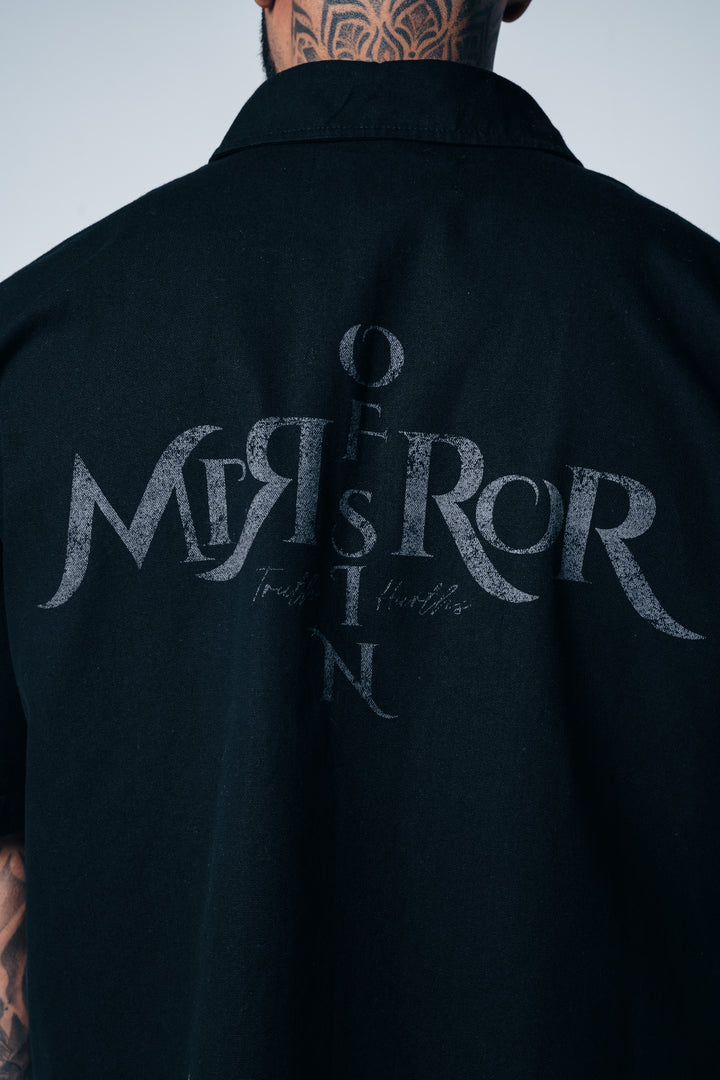 Manifesto Camisa botones mirror of sins negra