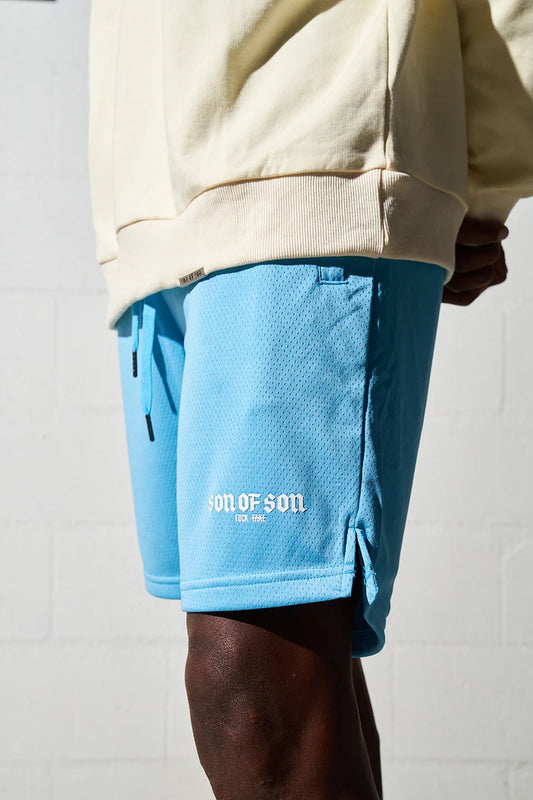 SON OF SON SS-005 SWEAT SHORTS LIGHT BLUE