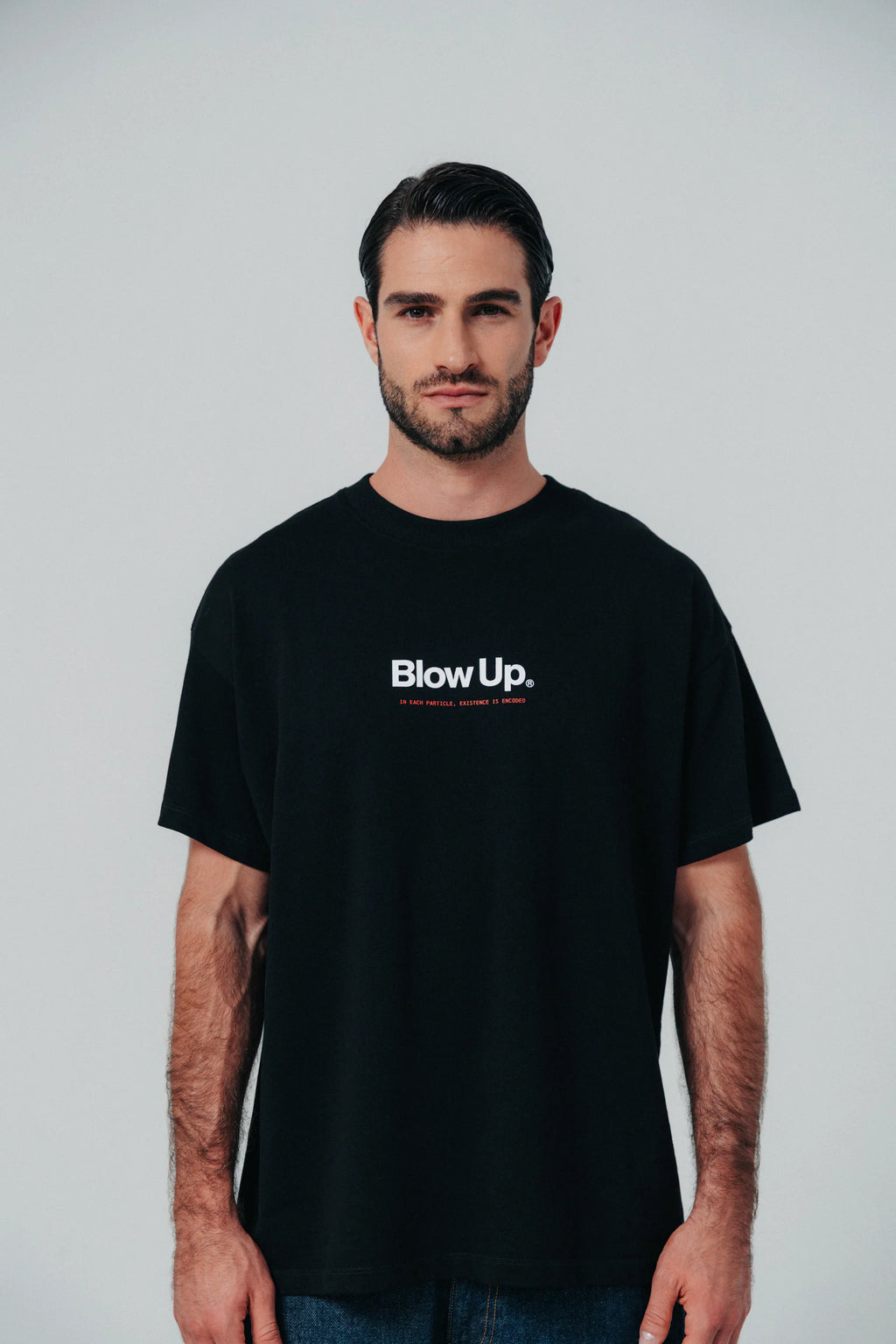 Blow up Regular Fit T-Shirt Black CR35-1100