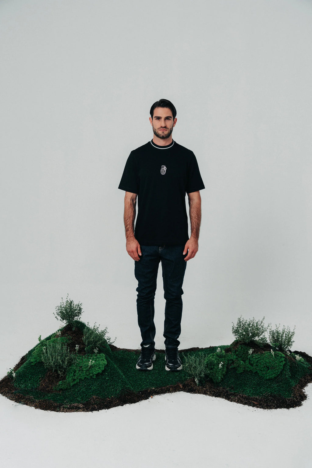 Blow up Cotton T-Shirt Black CLF12-1100