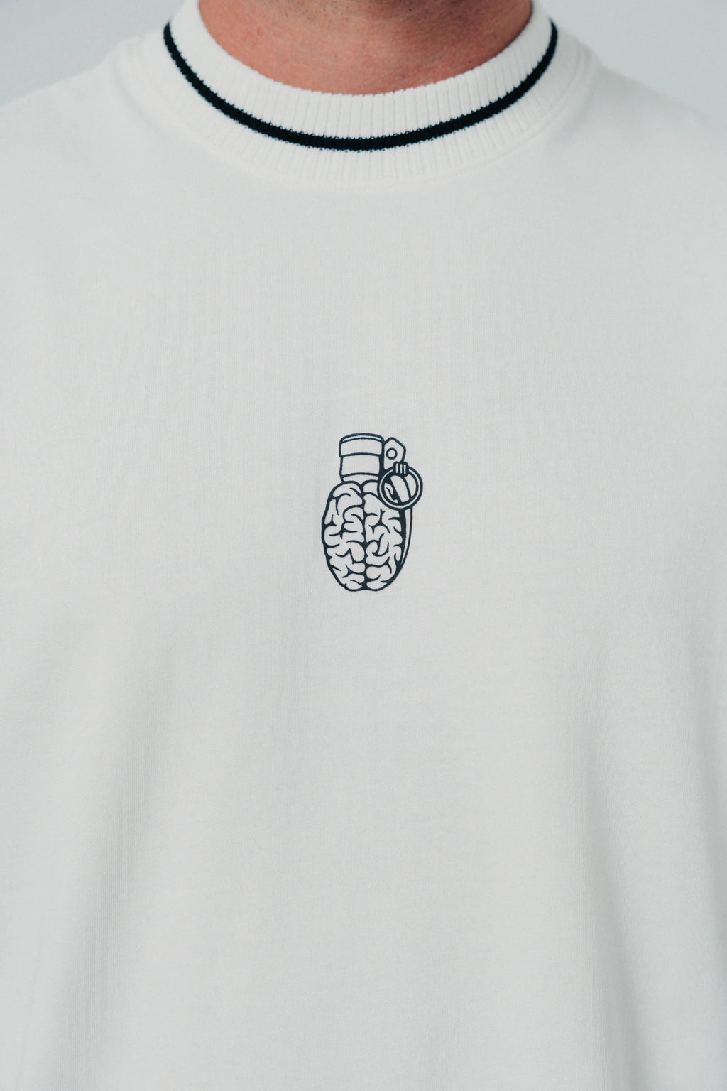 Blow up Cotton T-Shirt White CLF12-1010