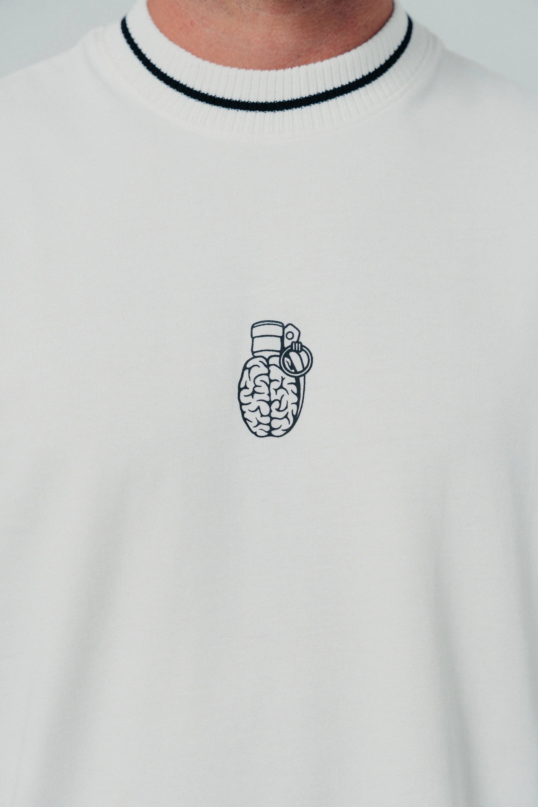 Blow up Cotton T-Shirt White CLF12-1010