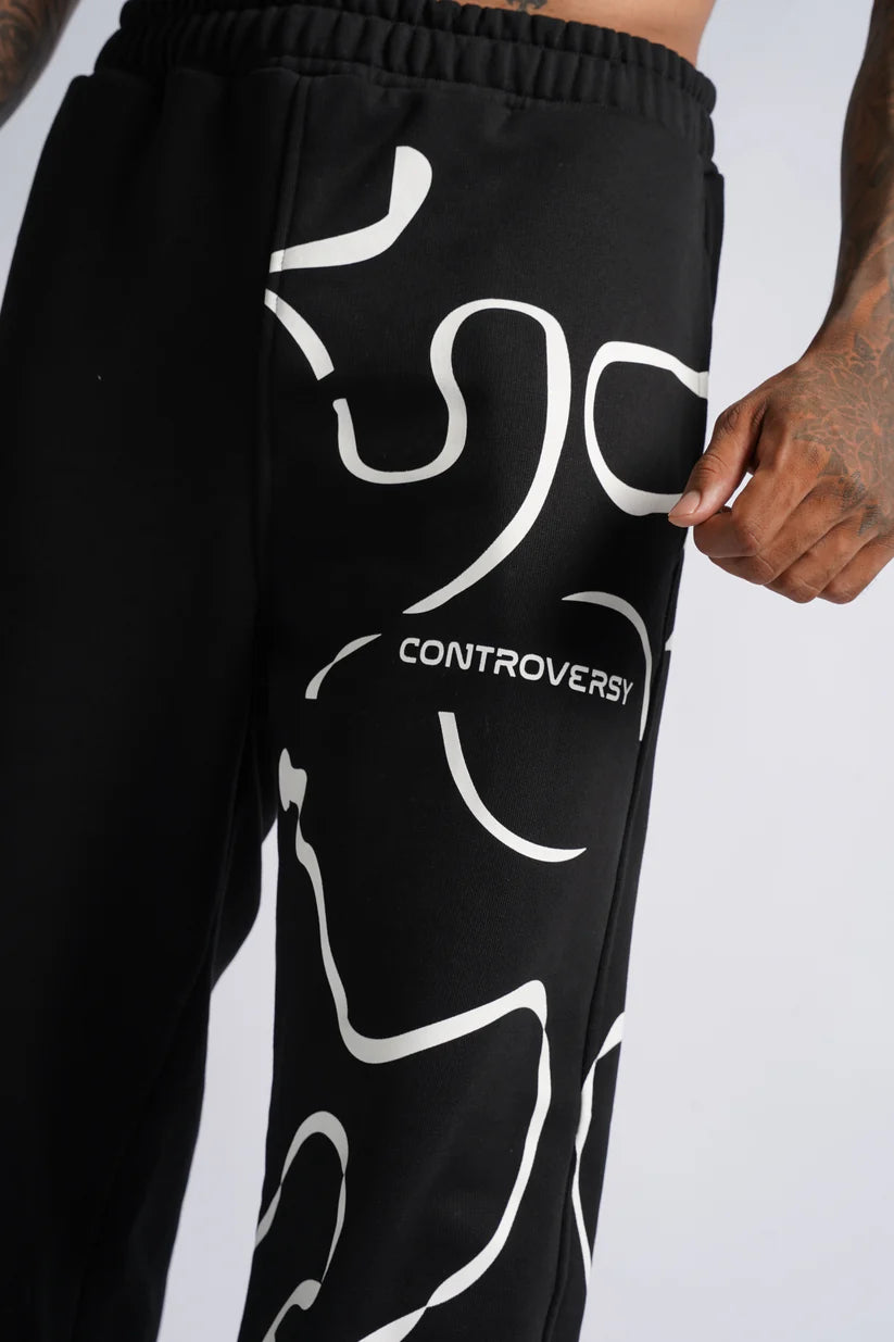 Controversy jogger abstracto
