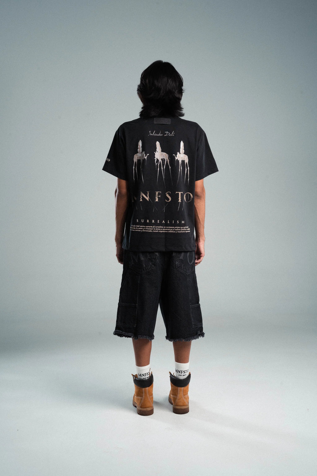 Manifesto Camiseta Regular Elefantes Dalí Old Wash