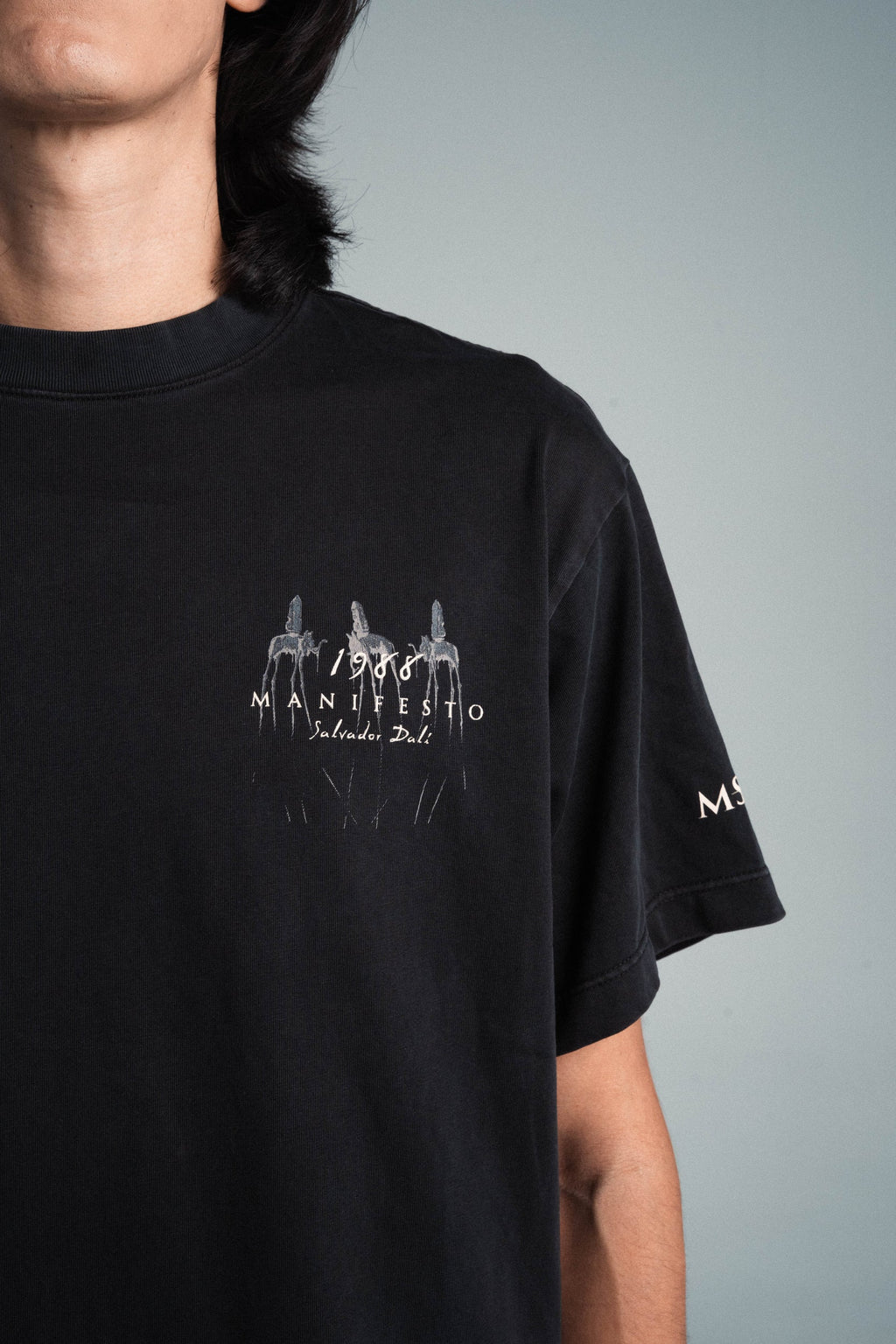 Manifesto Camiseta Regular Elefantes Dalí Old Wash