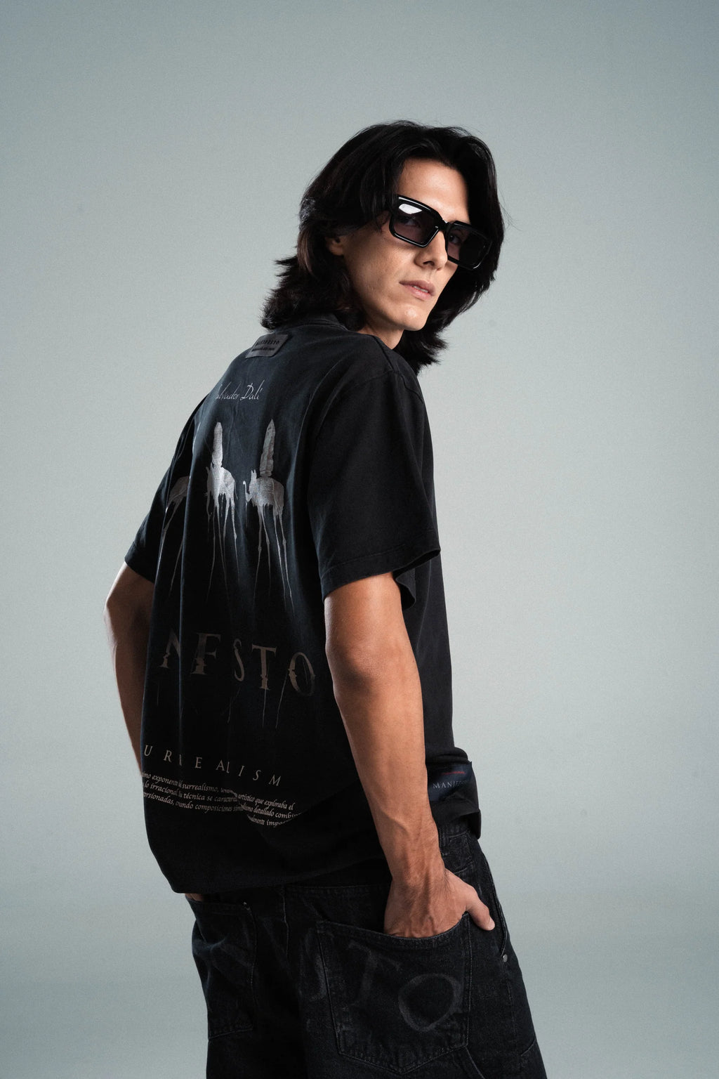Manifesto Camiseta Regular Elefantes Dalí Old Wash