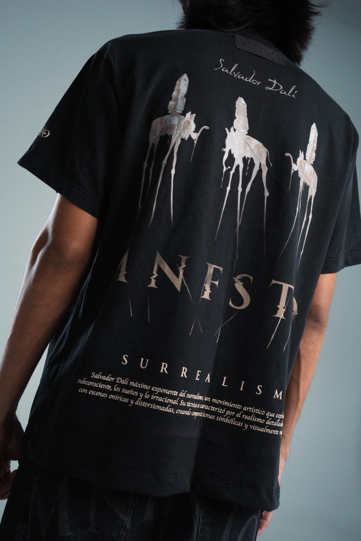 Manifesto Camiseta Regular Elefantes Dalí Old Wash