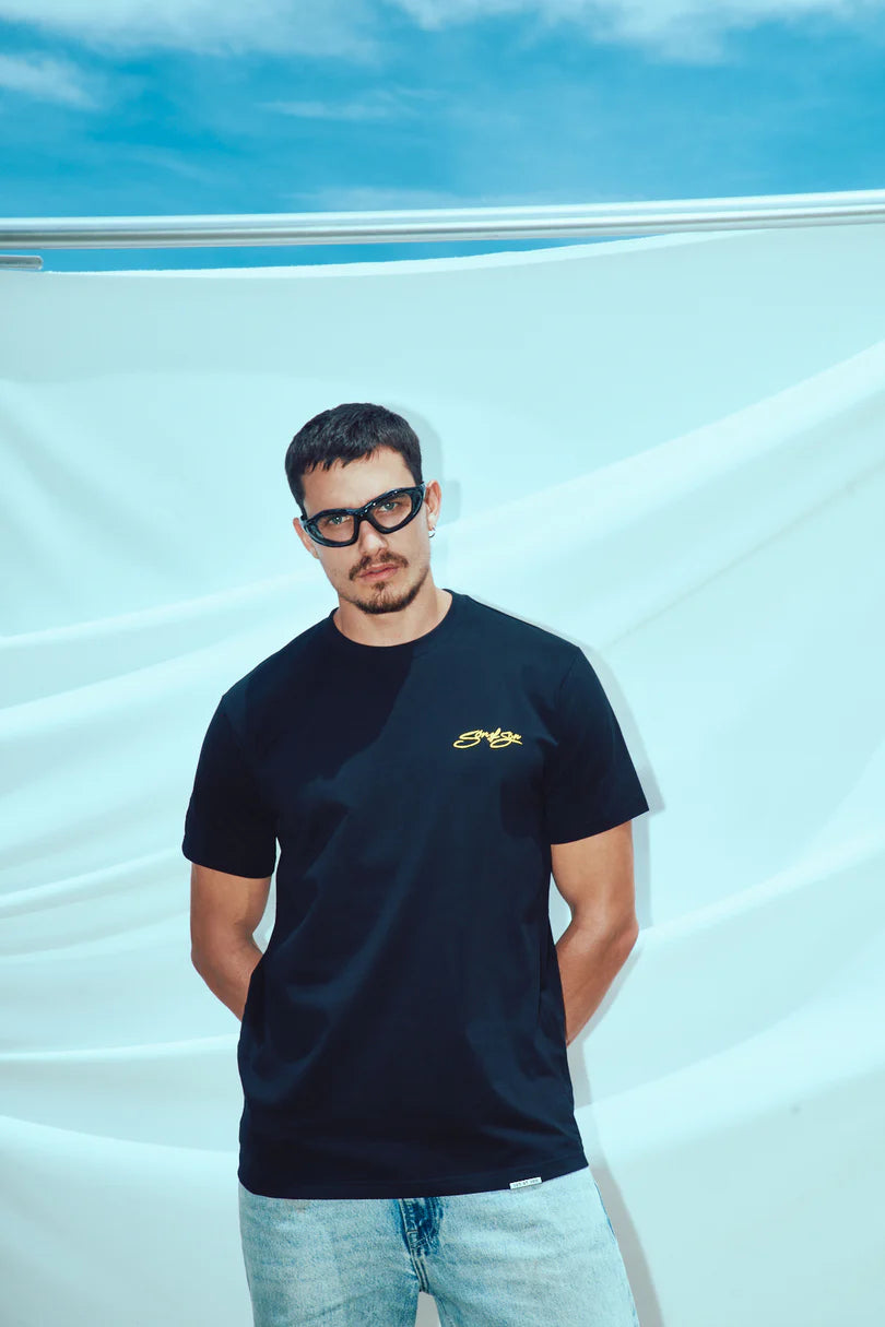 Son of son Regular fit black sofs classic racing TSH005
