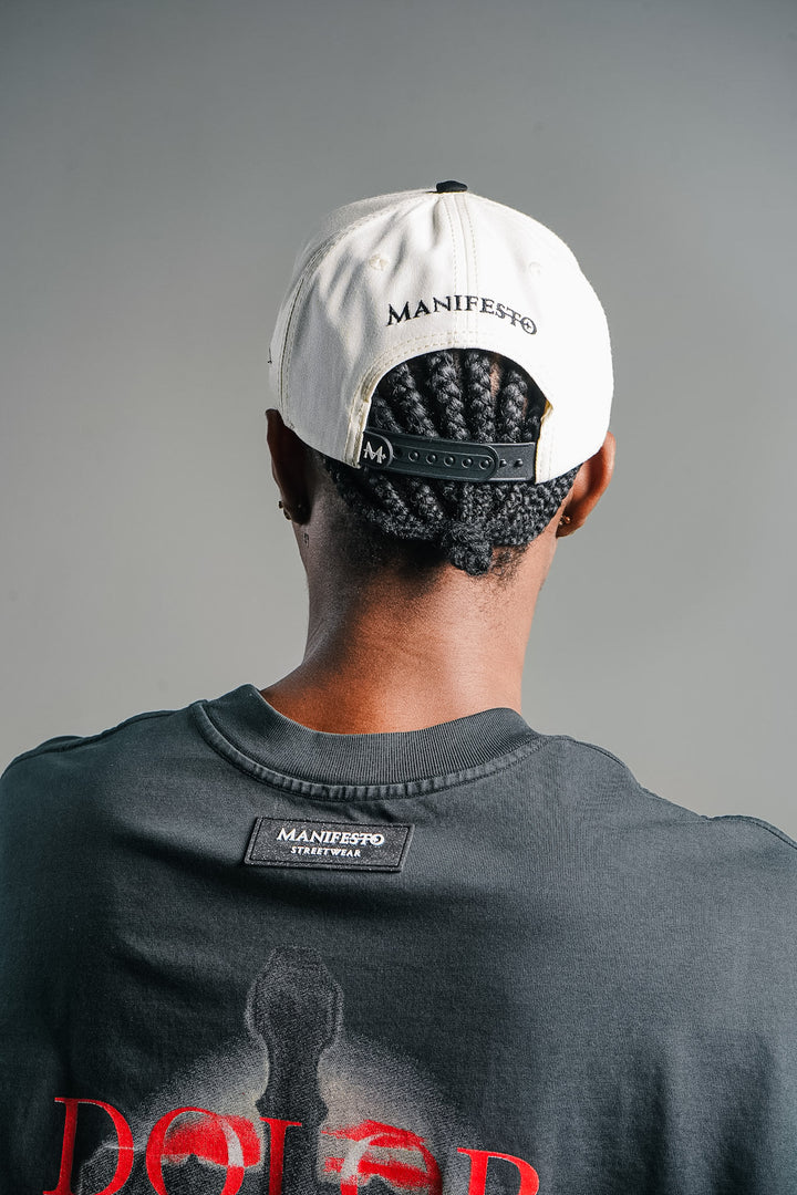 Manifesto gorra peccatori color vainilla