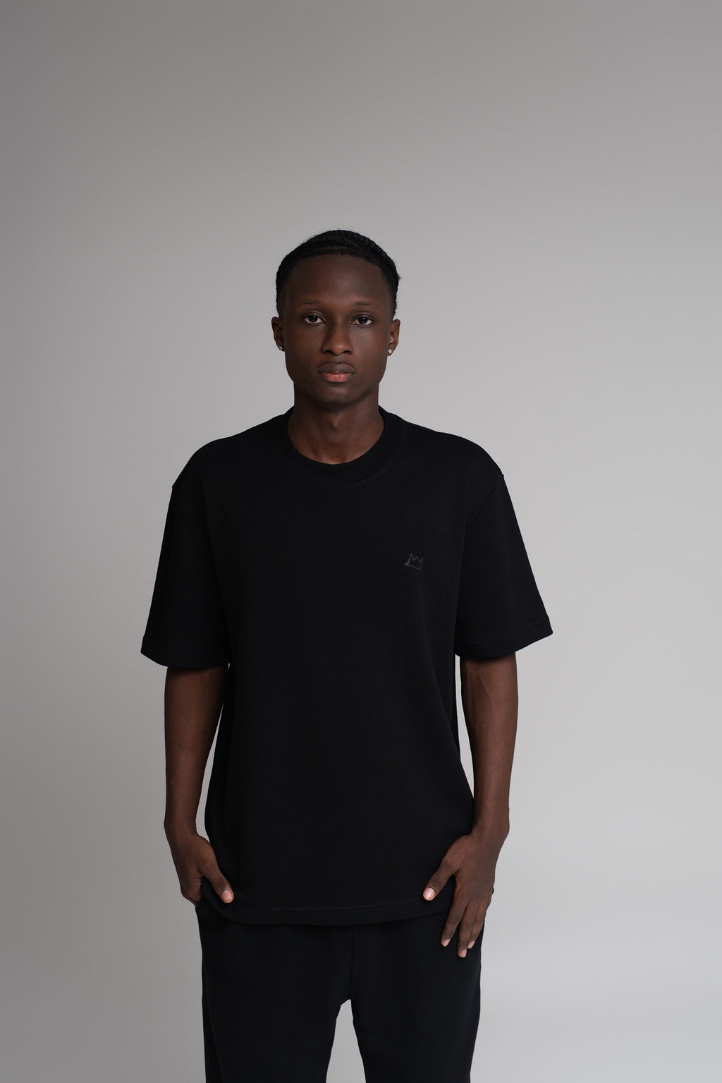 Garabato t-shirt black basic 001