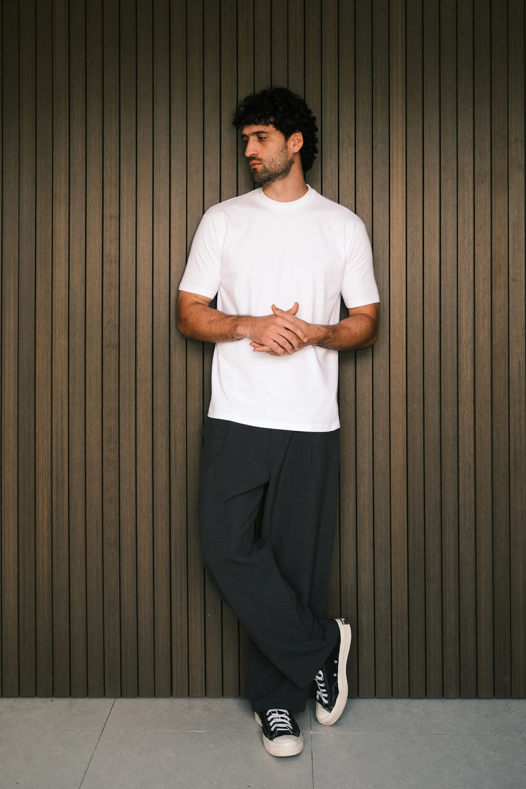 Birmano b white tape t-shirt