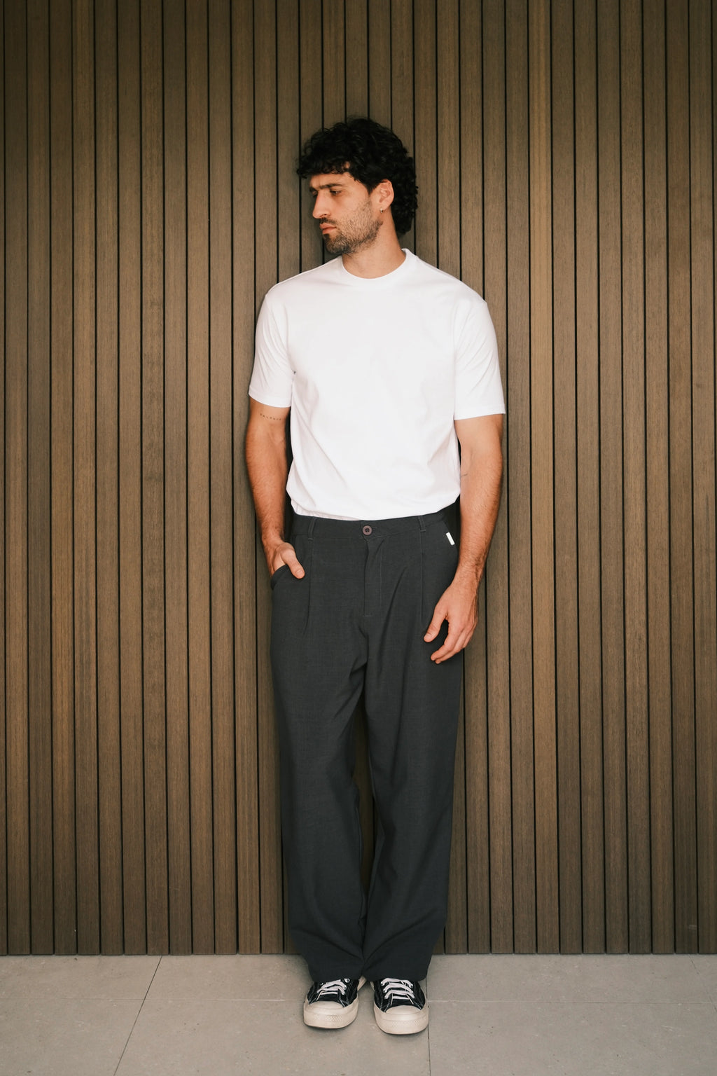 Birmano b white tape t-shirt