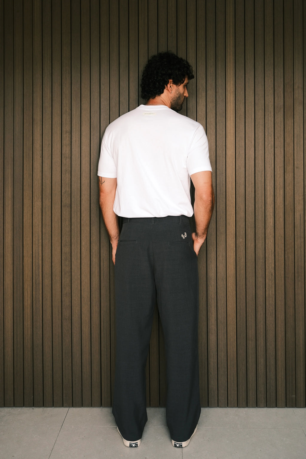 Birmano b white tape t-shirt