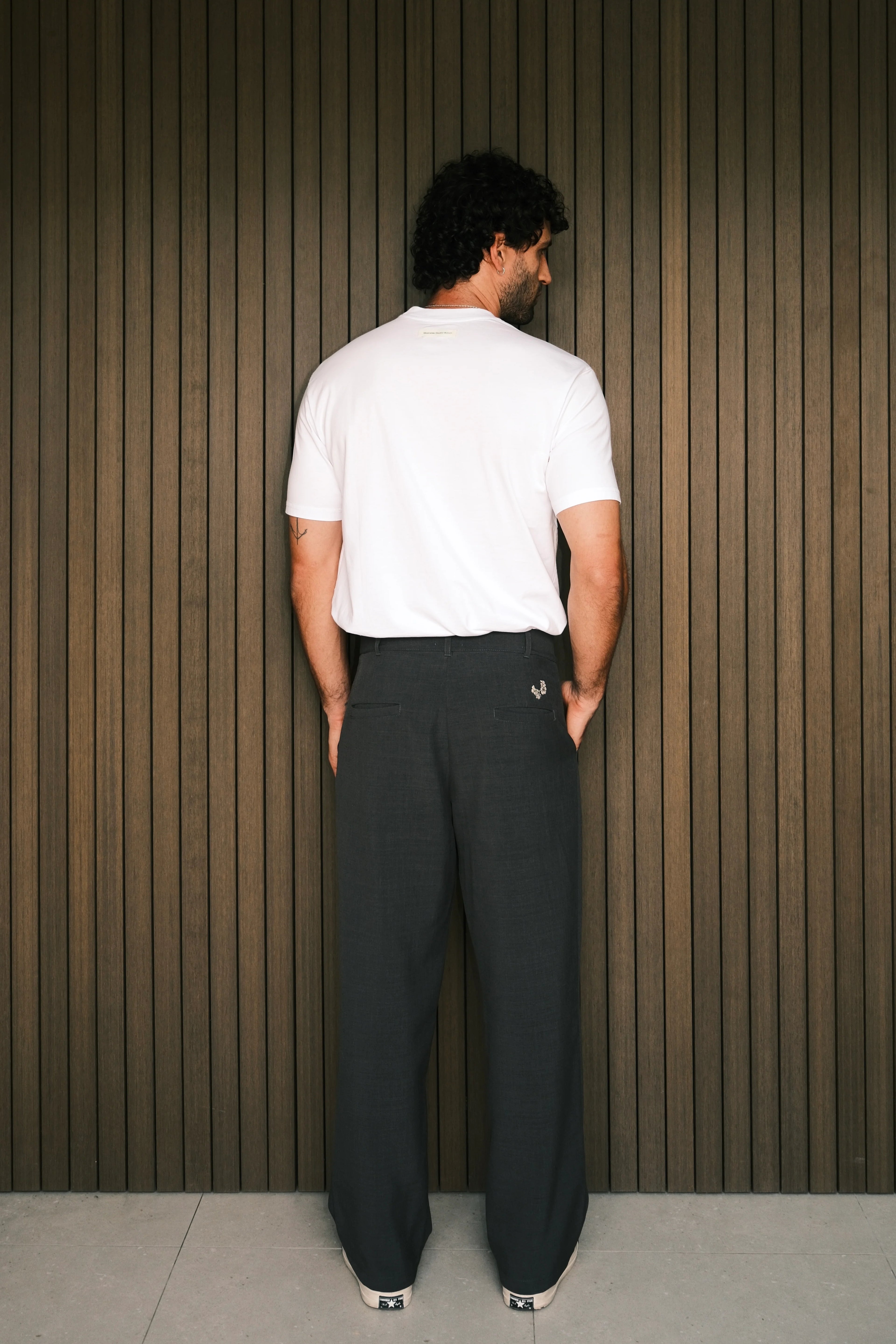 Birmano b white tape t-shirt