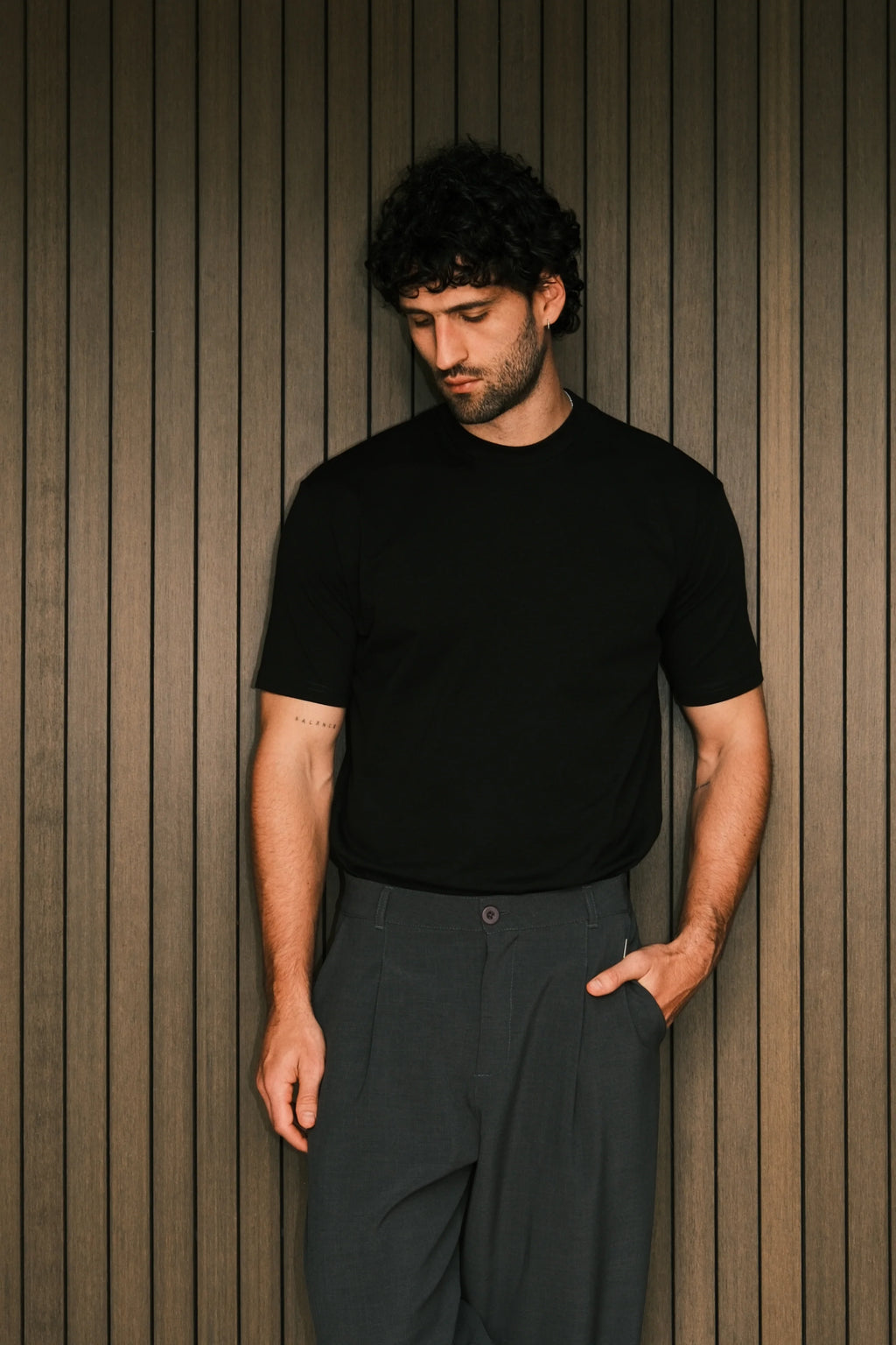 Birmano b black tape t-shirt