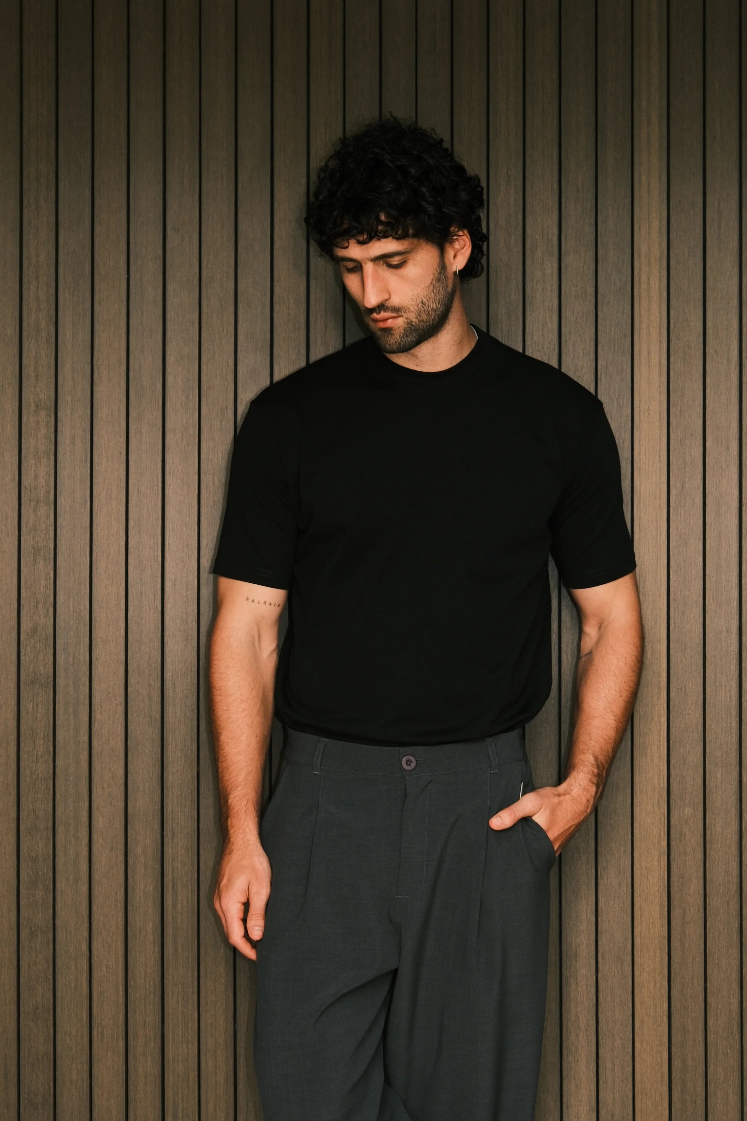 Birmano b black tape t-shirt