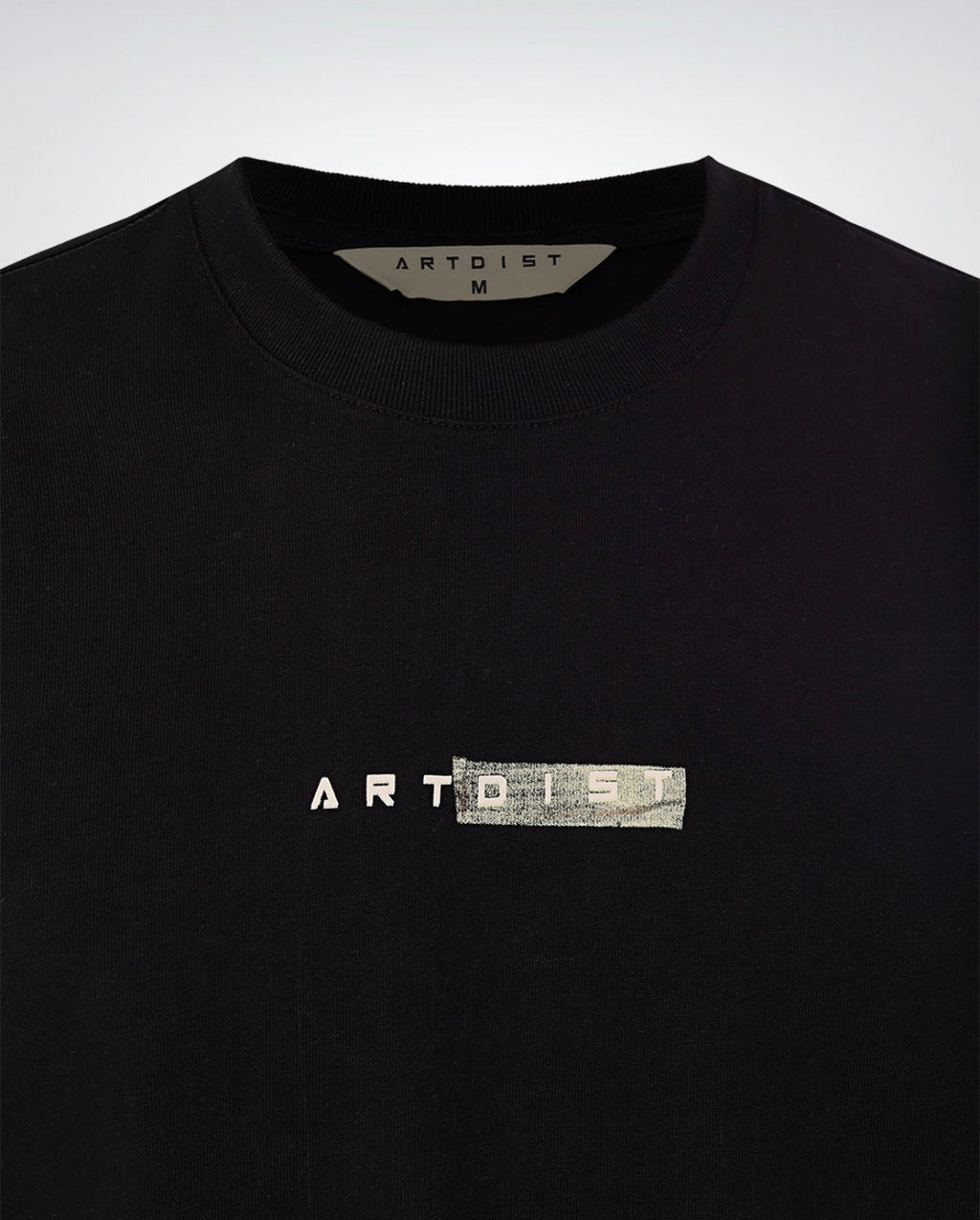 Artdist verse black t-shirt