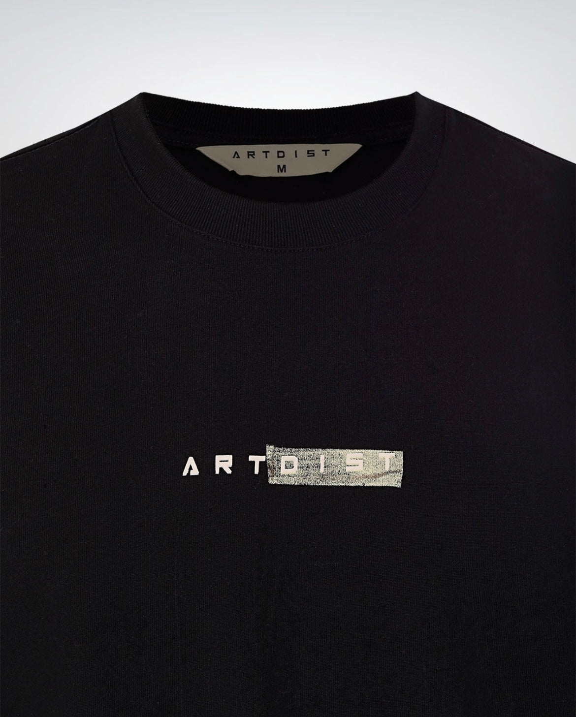 Artdist verse black t-shirt