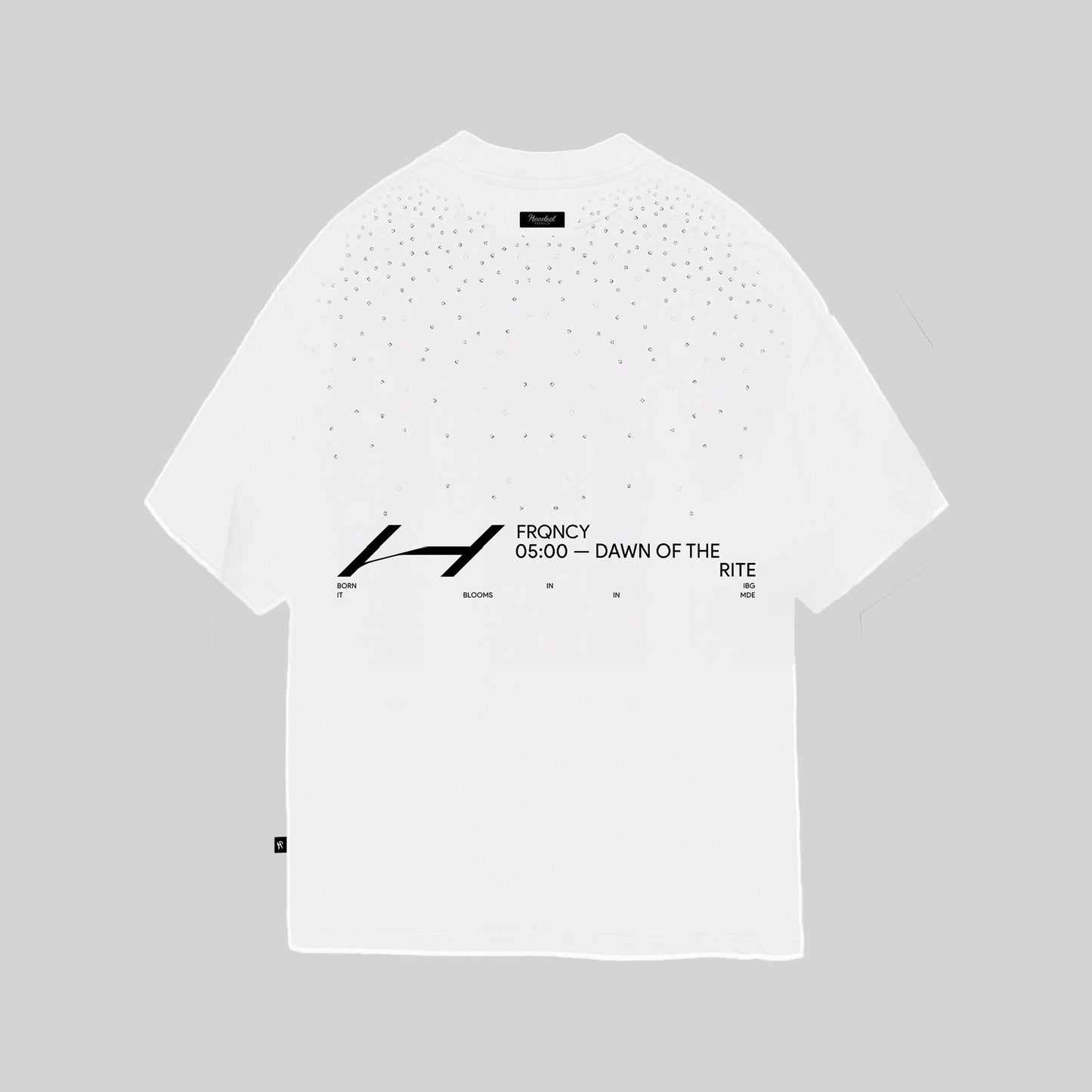 Hooded Bonus Track Frecuency White T-Shirt