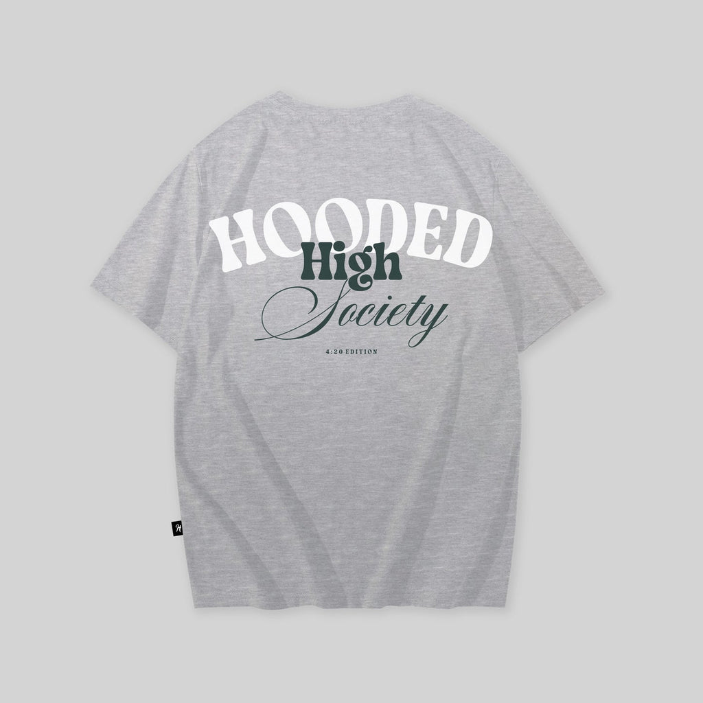Hooded High Gray T-Shirt