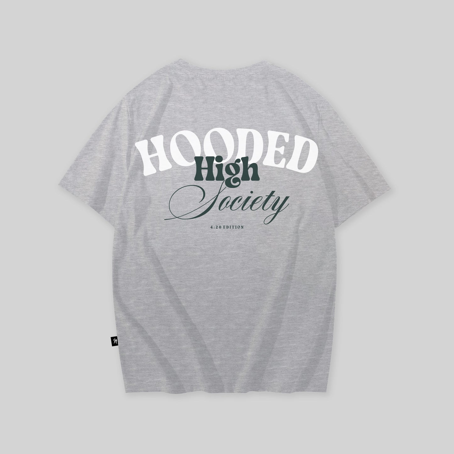 Hooded High Gray T-Shirt
