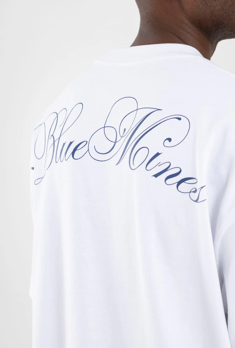 Artdist Blue Mines White T-shirt