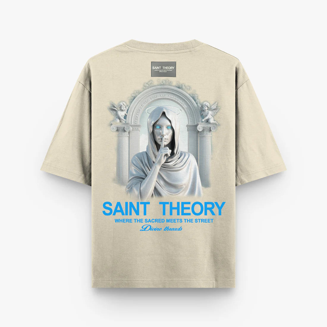 Saint Theory camiseta natural blue