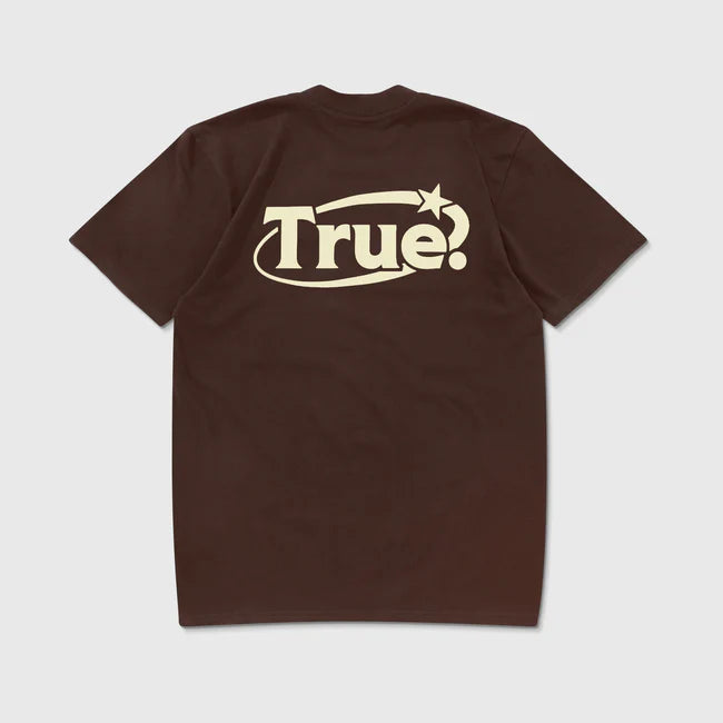 True Everyday Logo T-Shirt - Brown