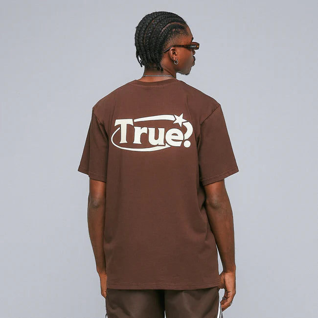 True Everyday Logo T-Shirt - Brown