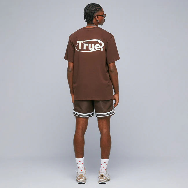 True Everyday Logo T-Shirt - Brown