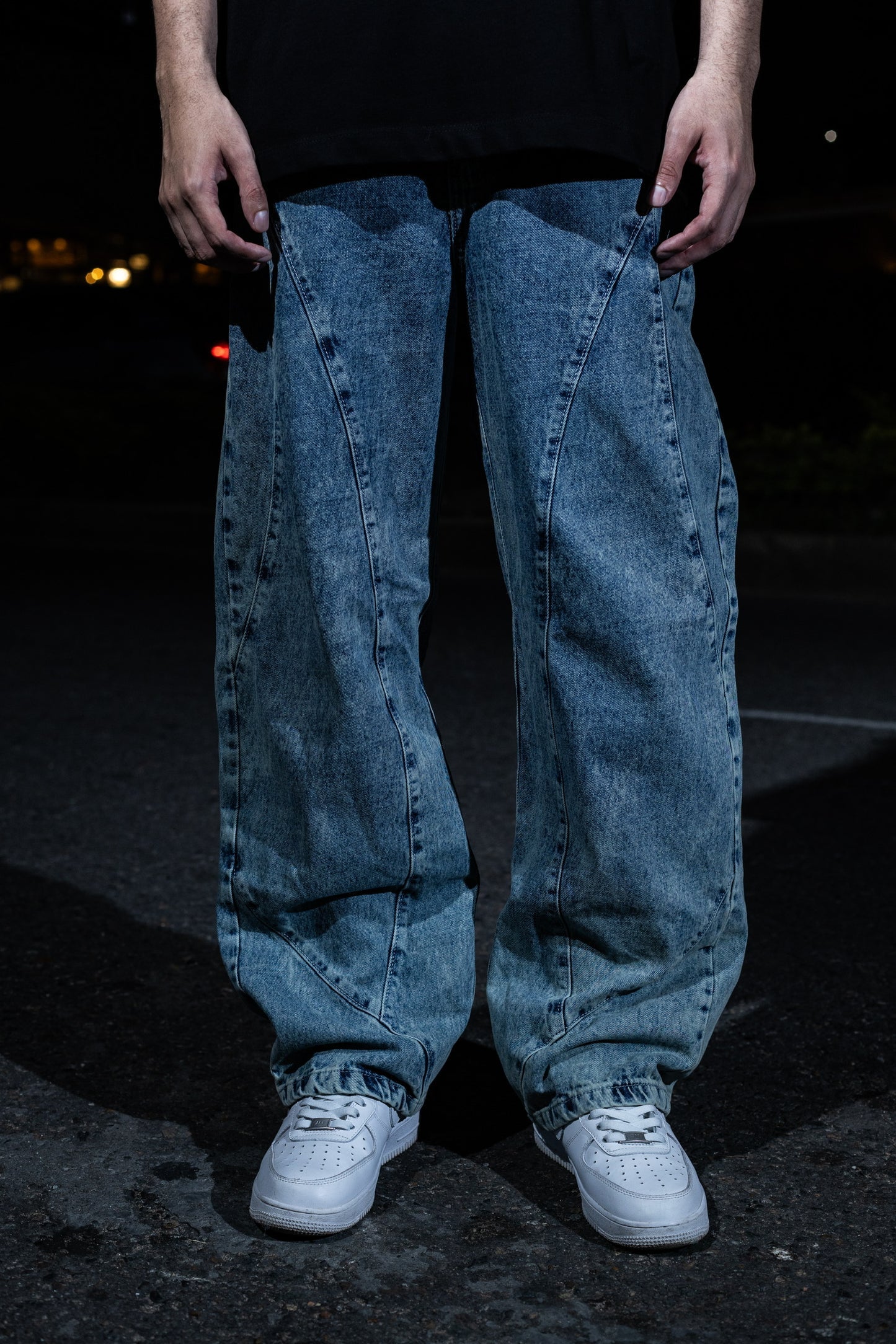 Hooded Baggy Hooded Jean 2 / 3 HTH009