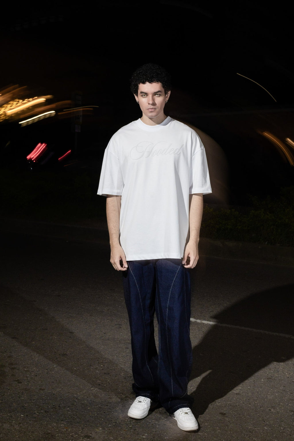 Hooded Baggy Hooded Jean 3 / 3 HTH007