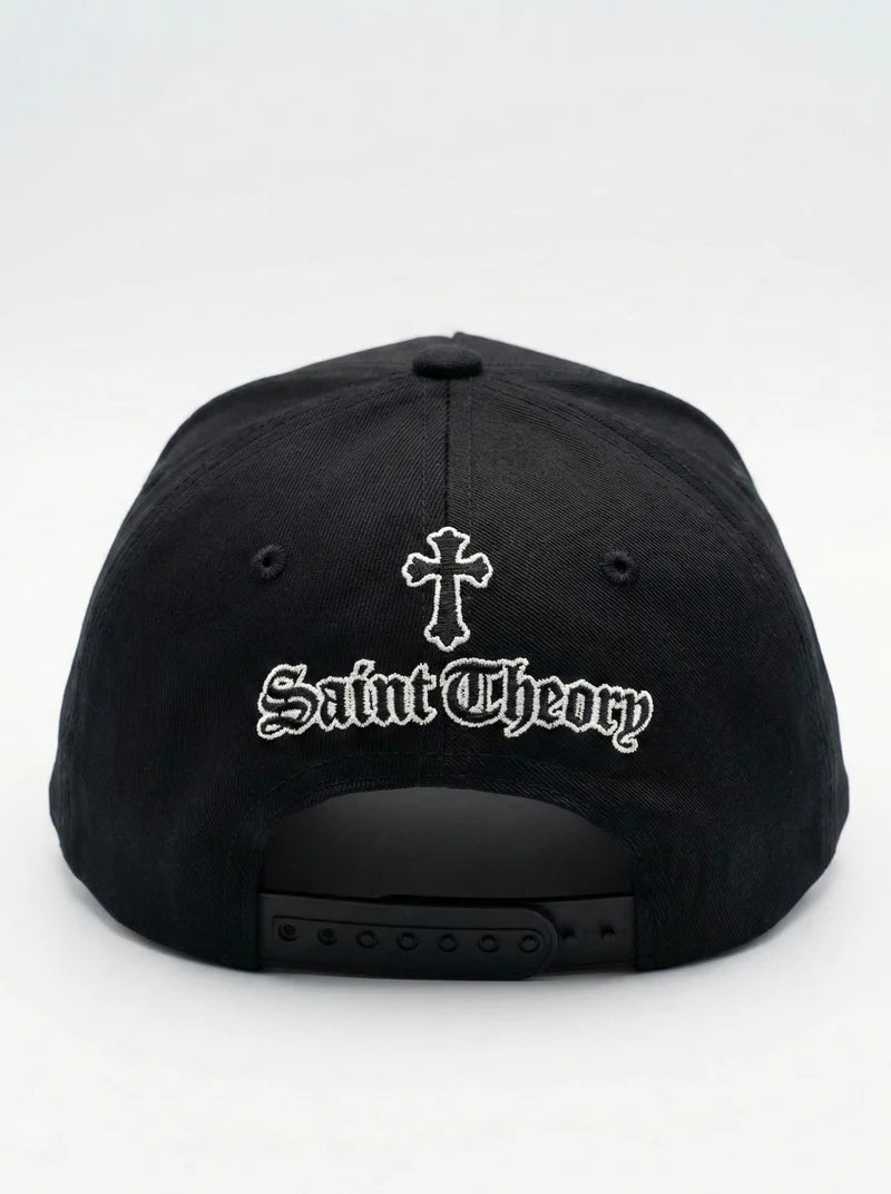 Saint Theory Gorra Silent Cross Black White