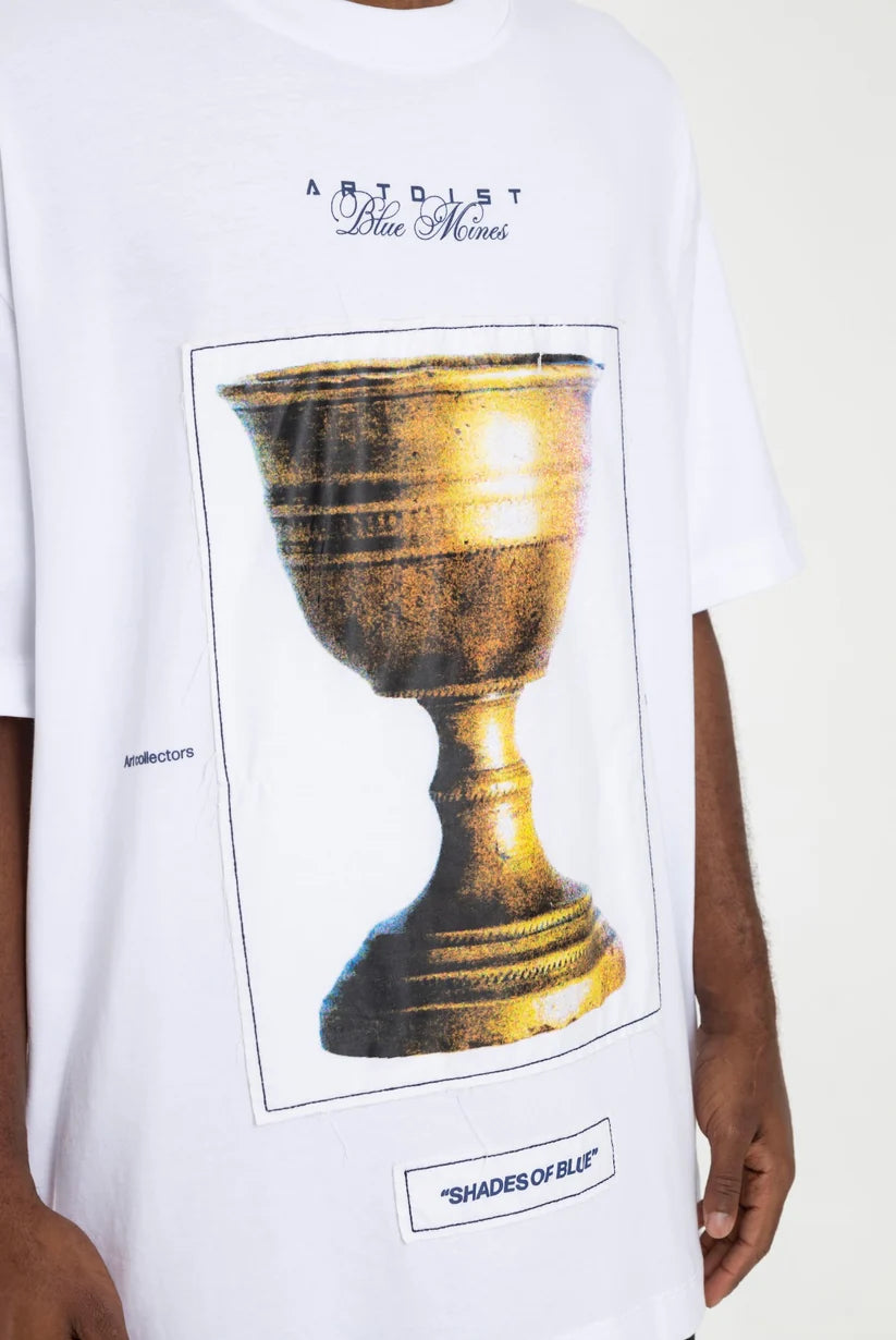 Artdist Blue Mines White T-shirt