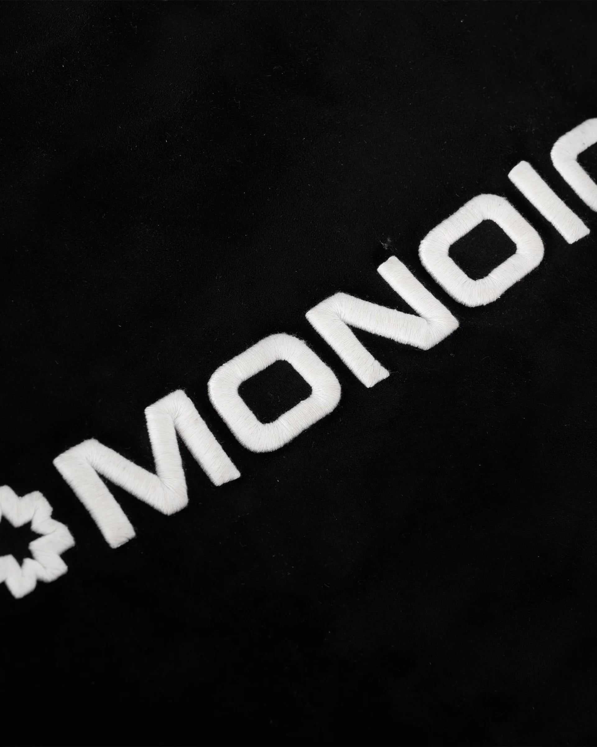 Monoic Tote Bag - Gamuza Negro Oscuro