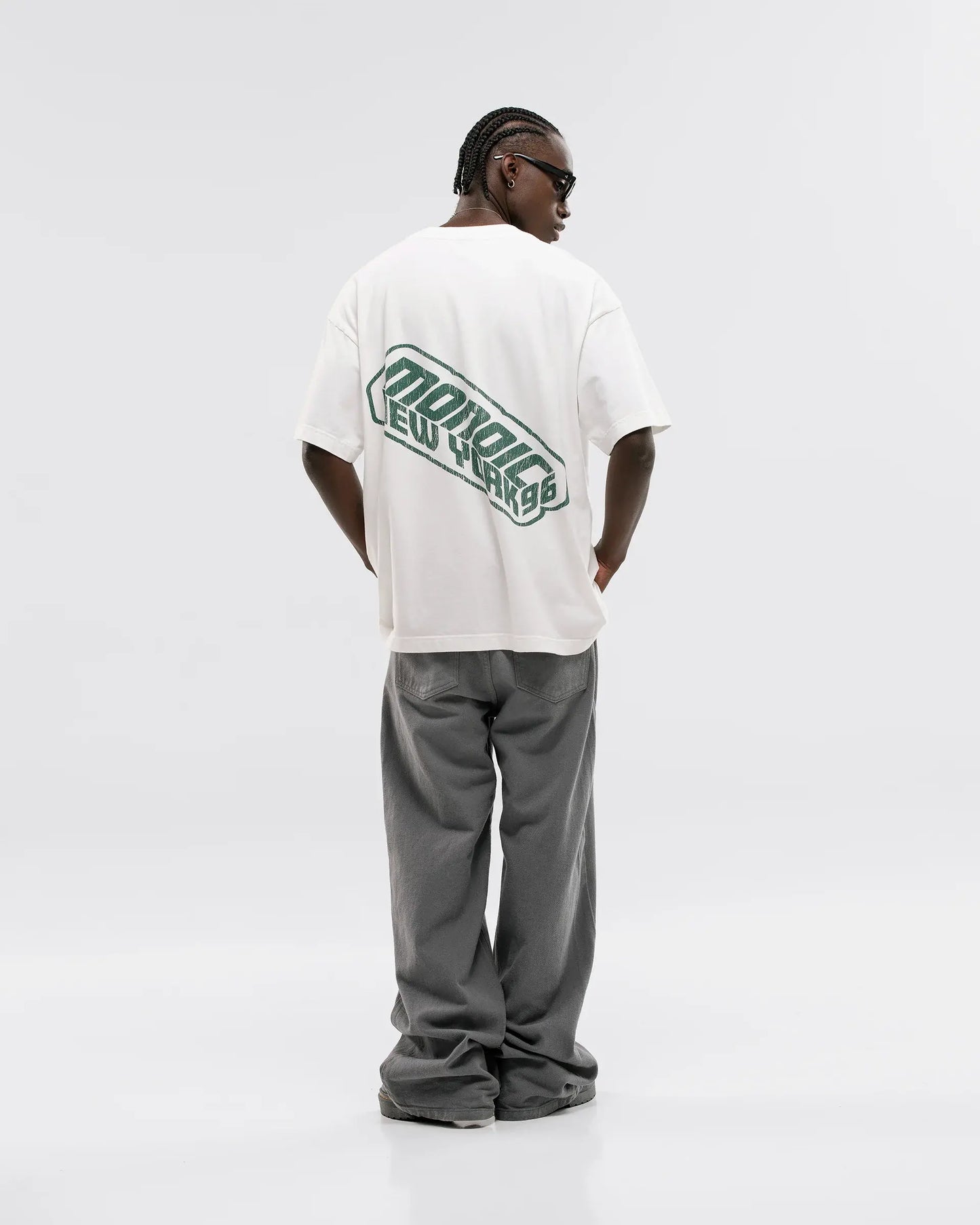 Monoic Wide Fit Jean - Gris Ratón